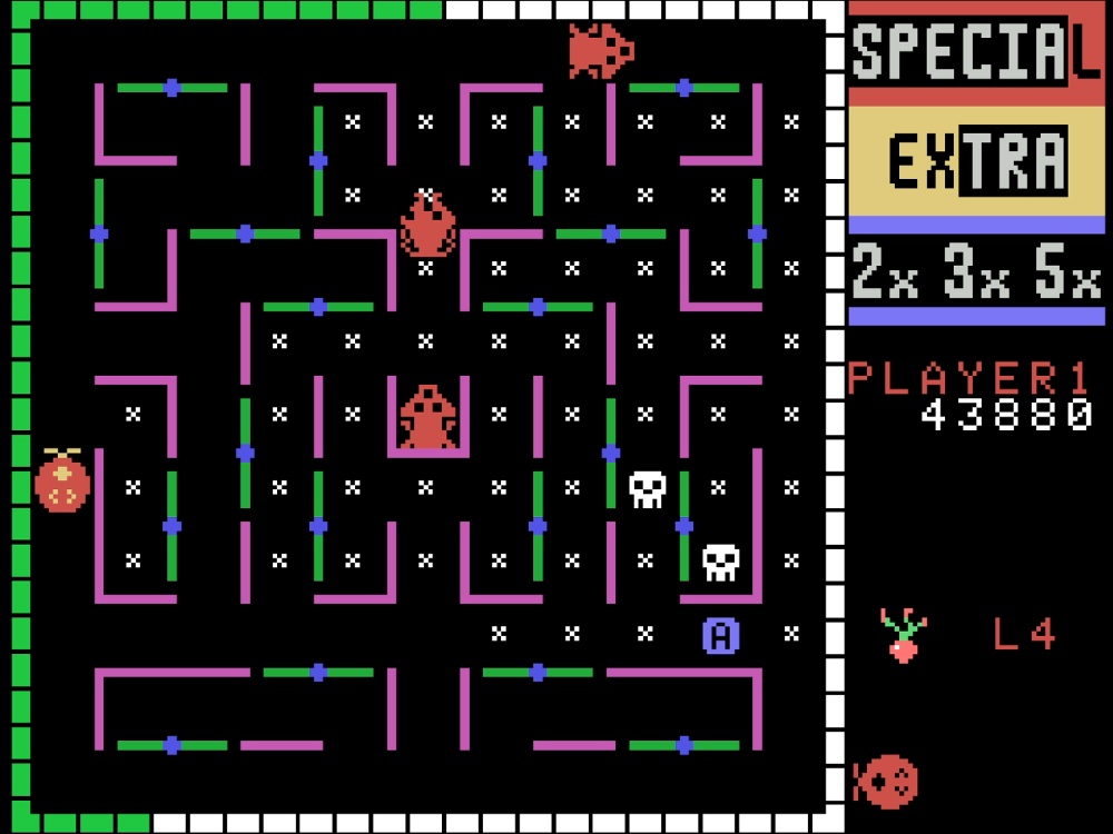 Gameplay of Lady Bug for Colecovision